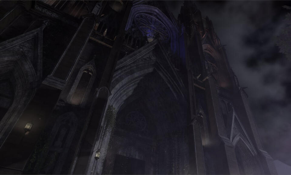 Cathedral of August Column (A showcase featuring a fantasy gothic cathedral fully designed and composed by me)